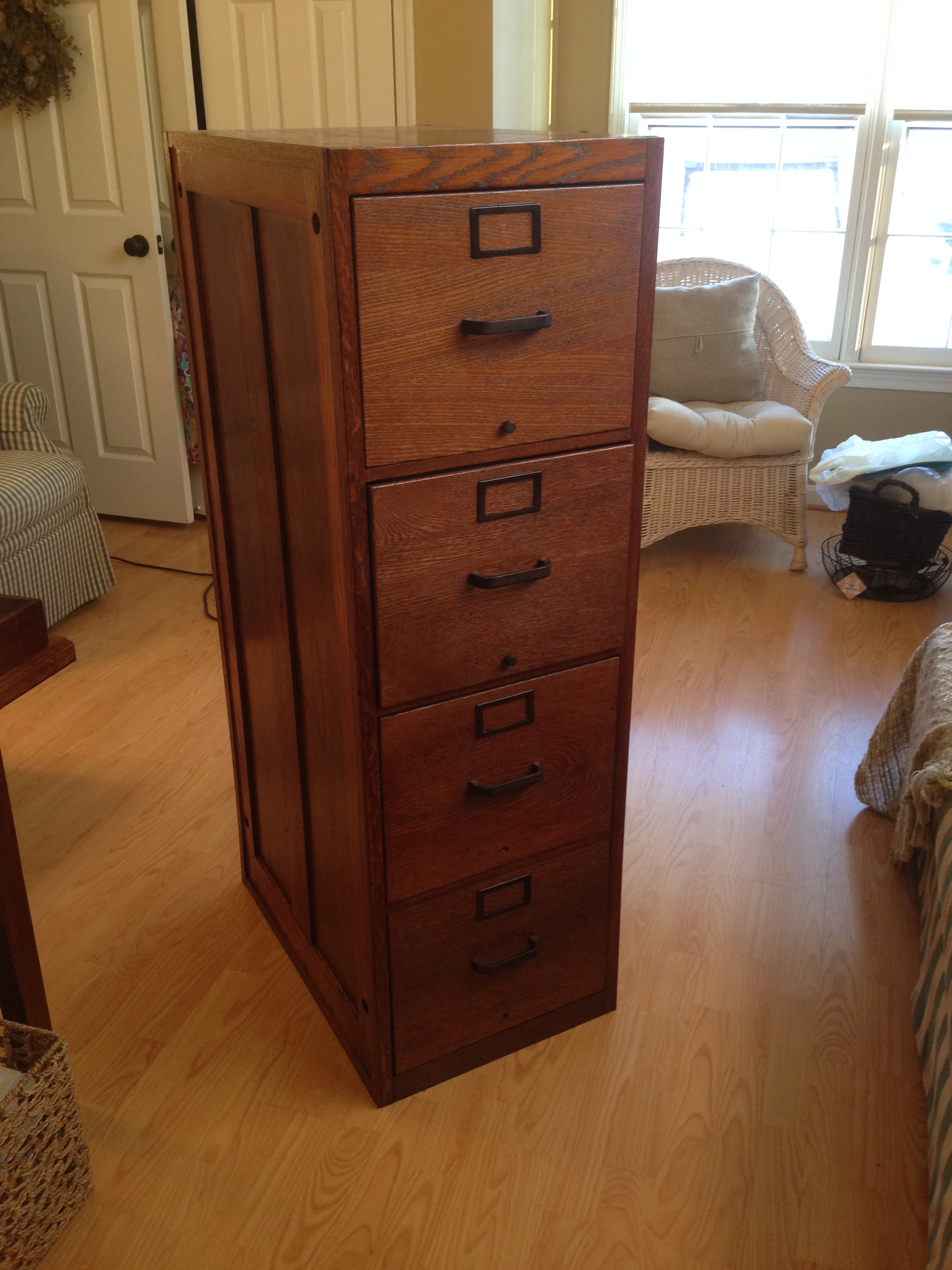 Reviving A Tired Oak File Cabinet The Sawdust Files intended for proportions 2448 X 3264