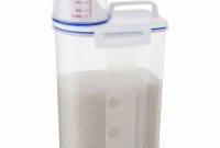 Rice Storage Bin Container Box With Pour Spout And A Measuring for proportions 1000 X 1000