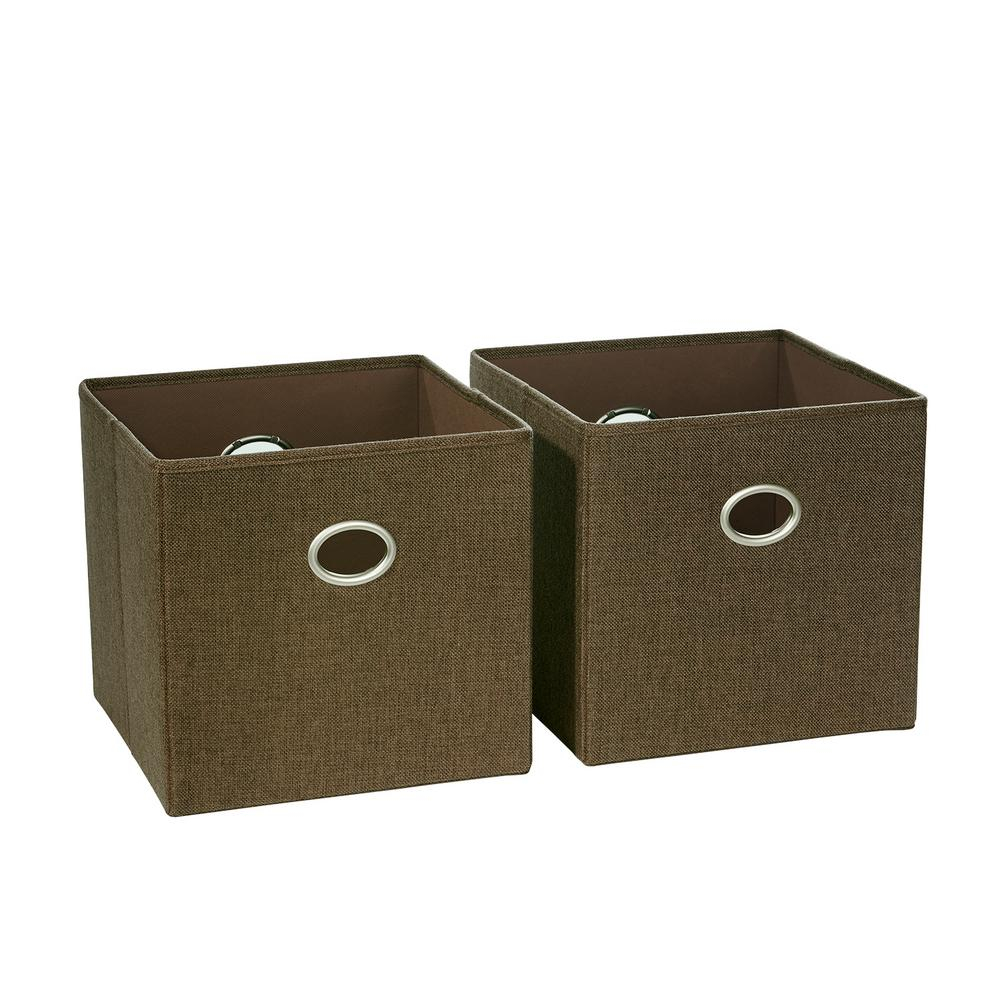 Riverridge Home 105 In X 10 In Brown Folding Storage Bin 2 Pack regarding sizing 1000 X 1000