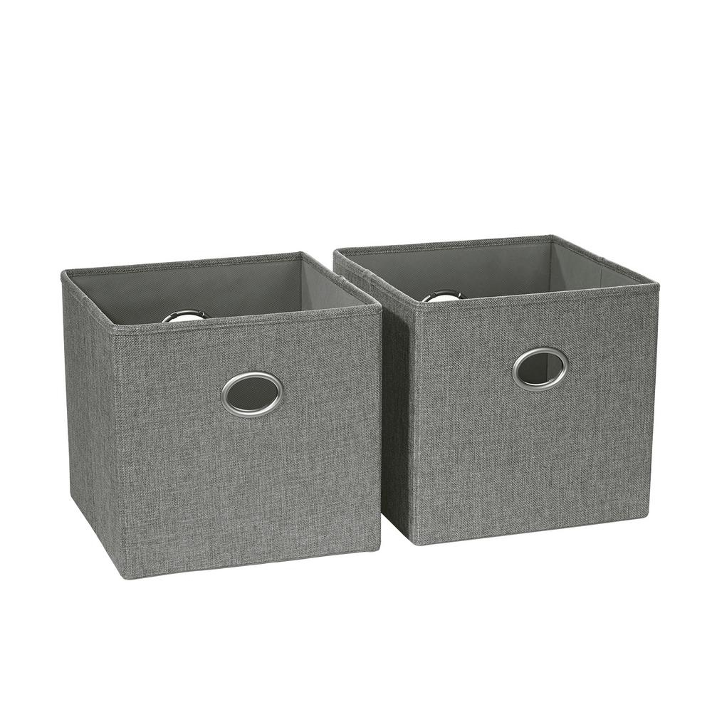 Riverridge Home 105 In X 10 In Gray Folding Storage Bin 2 Pack with regard to sizing 1000 X 1000