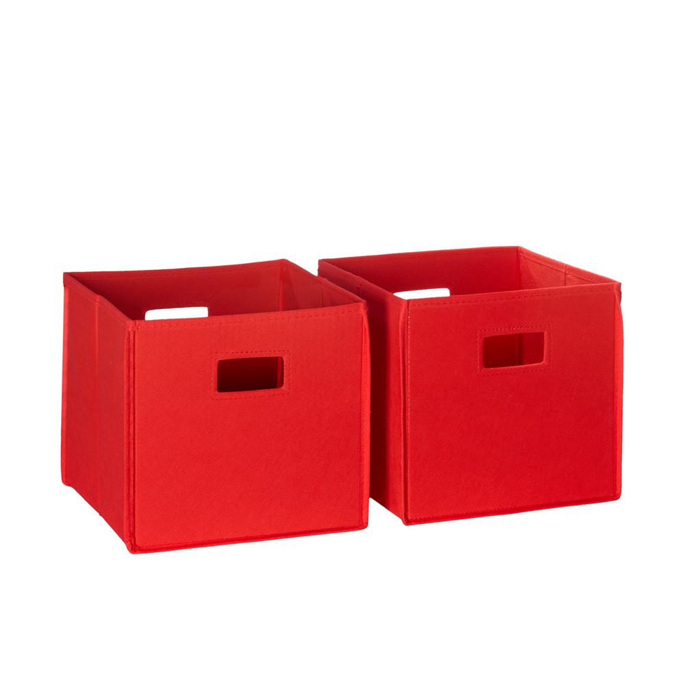 Riverridge Home 105 In X 10 In Red Folding Storage Bin Set inside proportions 1000 X 1000