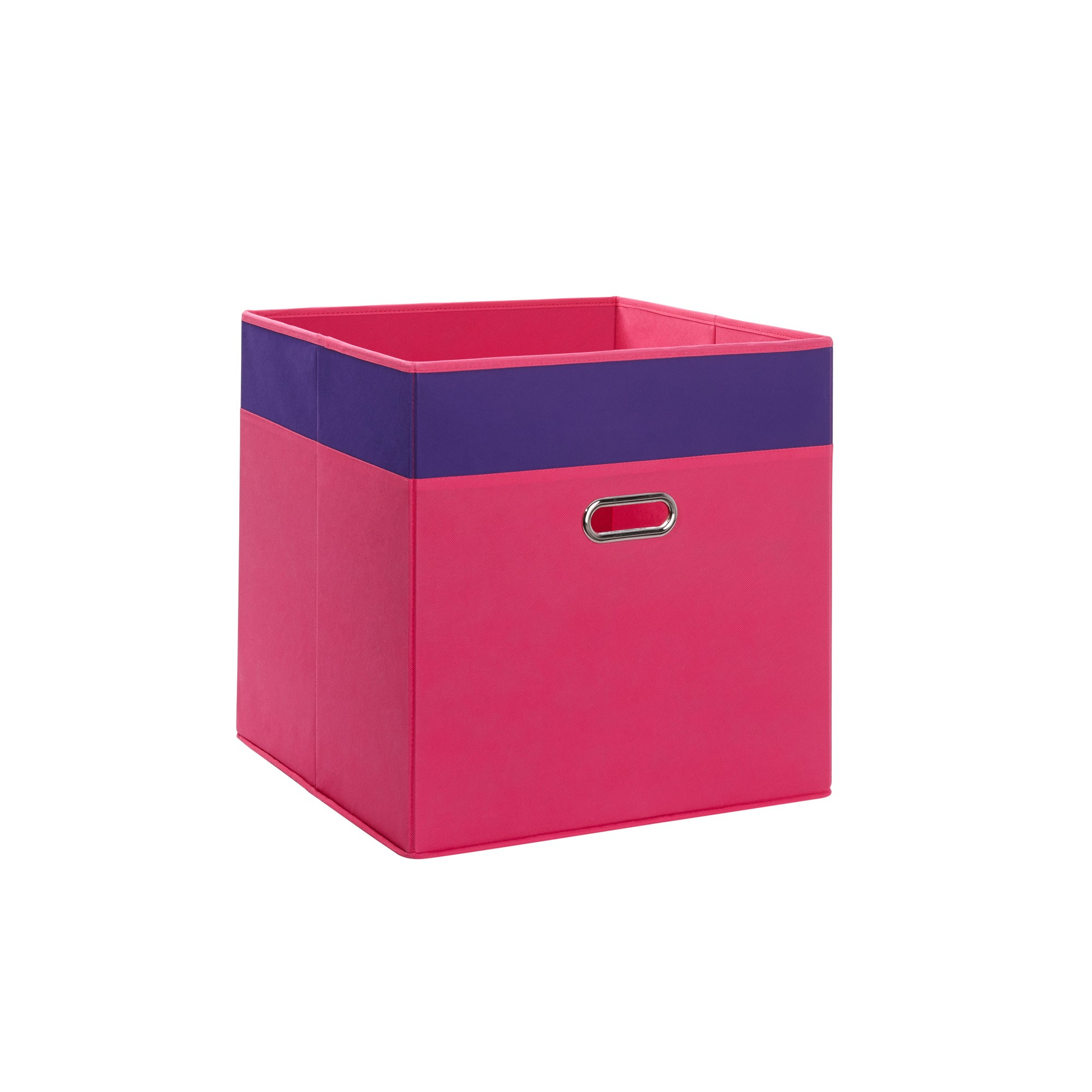 Riverridge Jumbo Folding Storage Bin Hot Pink With Dark Purple within measurements 2000 X 2000