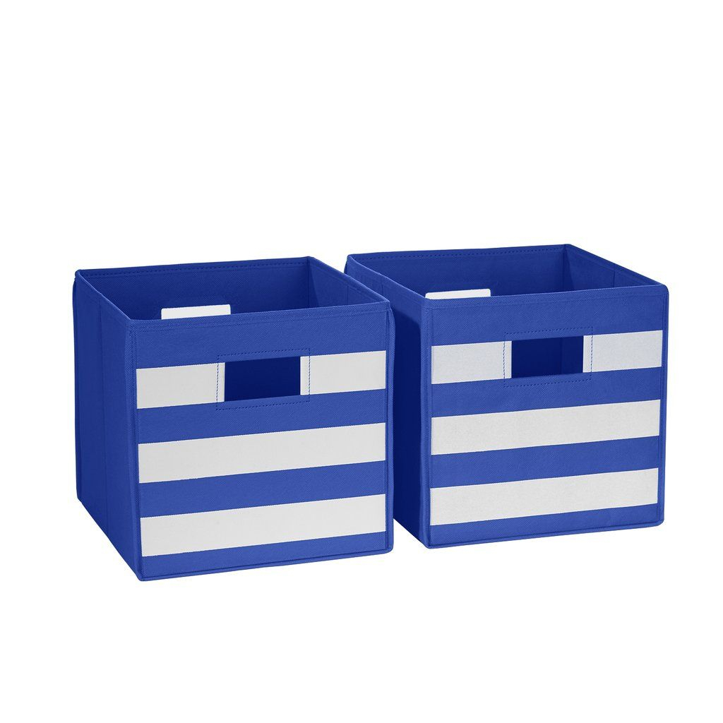 Riverridge Kids Two Piece Folding Storage Bins With Stripes Kids with regard to size 1024 X 1024