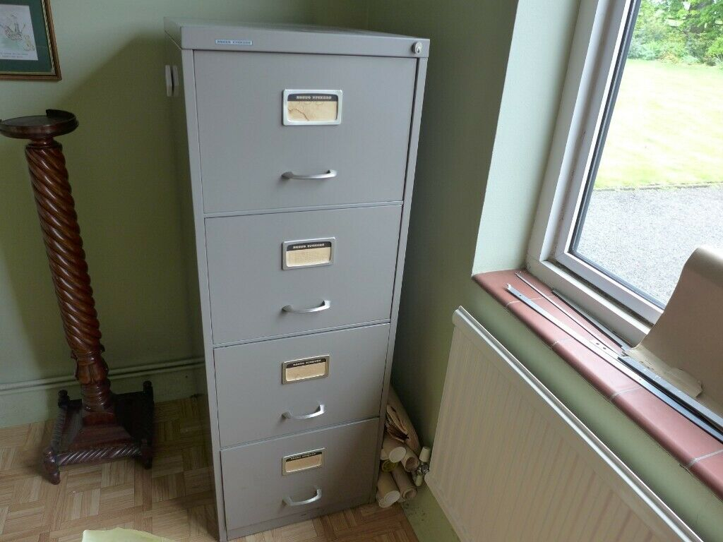 Roneo Vickers 4 Drawer Filing Cabinet In Huntingdon pertaining to measurements 1024 X 768