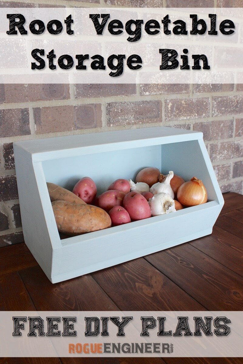 Root Vegetable Storage Bin Free Diy Plans Rogue Engineer inside size 800 X 1200