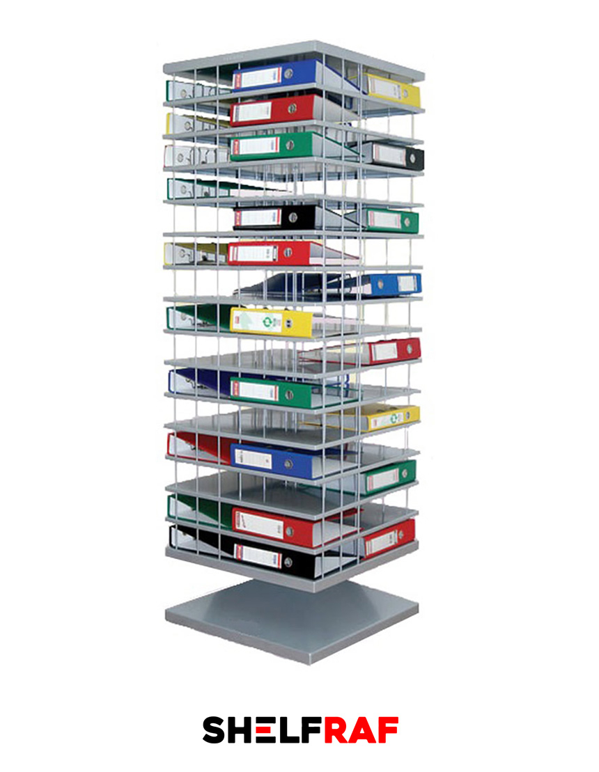 Rotating File Cabinet 23 Shelf Raf with sizing 860 X 1109