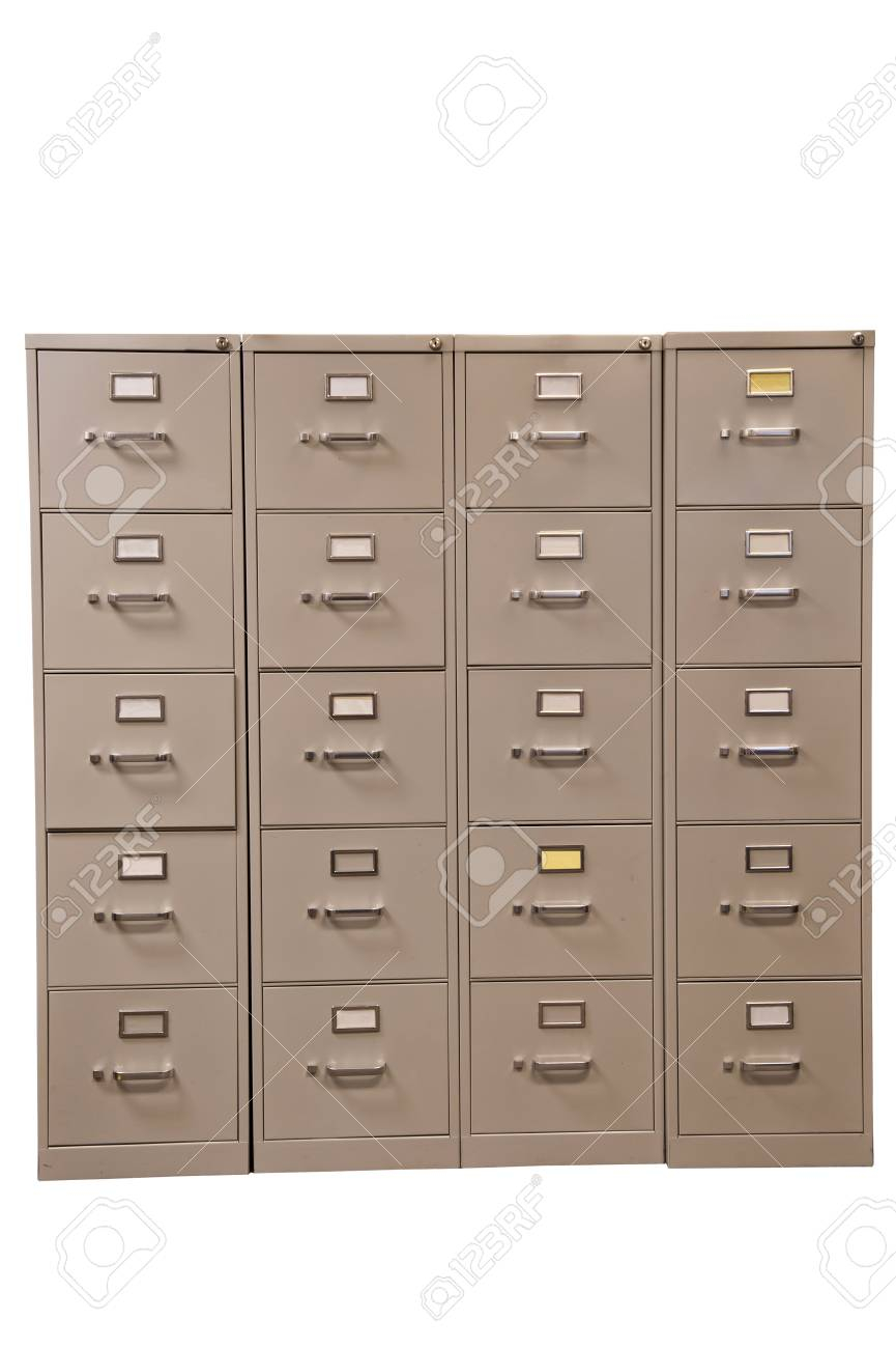 Row Of File Cabinets Side Side Stock Photo Picture And Royalty inside measurements 865 X 1300