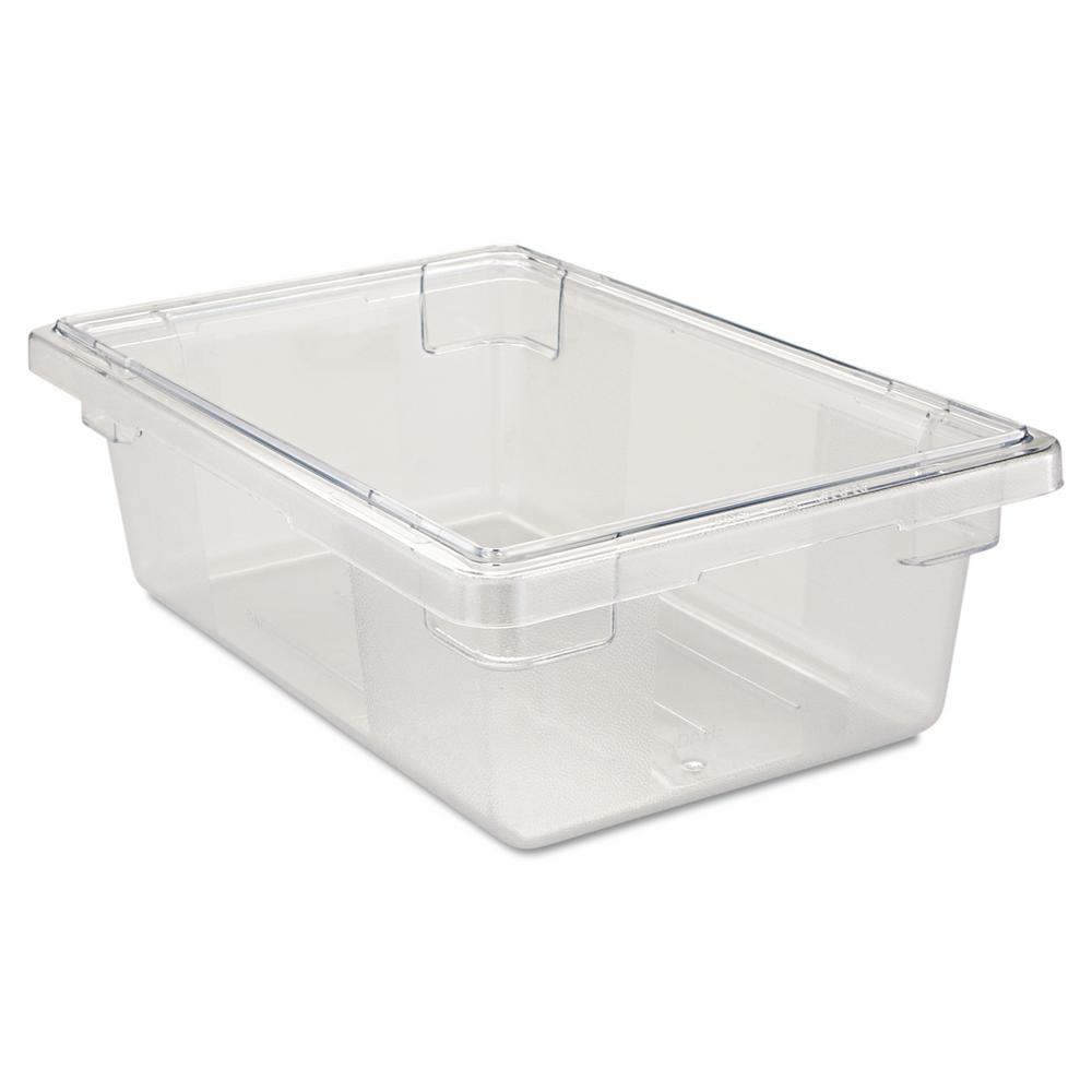 Rubbermaid Commercial Products 3 12 Gal Clear Food Storage Box with sizing 1000 X 1000