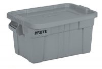 Rubbermaid Commercial Products Brute 14 Gallon 56 Quart Gray Tote regarding size 900 X 900