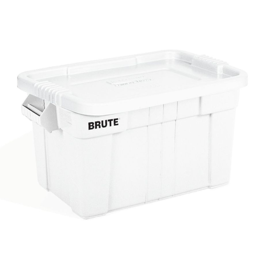 Rubbermaid Commercial Products Brute 20 Gallon 80 Quart White Tote for size 900 X 900