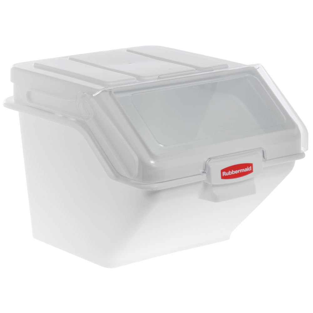 Rubbermaid Prosave 200 Cup White Plastic Stackable Storage Bin in dimensions 1000 X 1000
