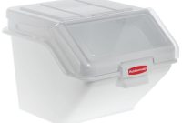 Rubbermaid Prosave 200 Cup White Plastic Stackable Storage Bin within proportions 1000 X 1000