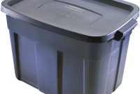 Rubbermaid Roughneck 18 Gal Storage Box Dark Indigo Metallic Set inside size 1500 X 1500