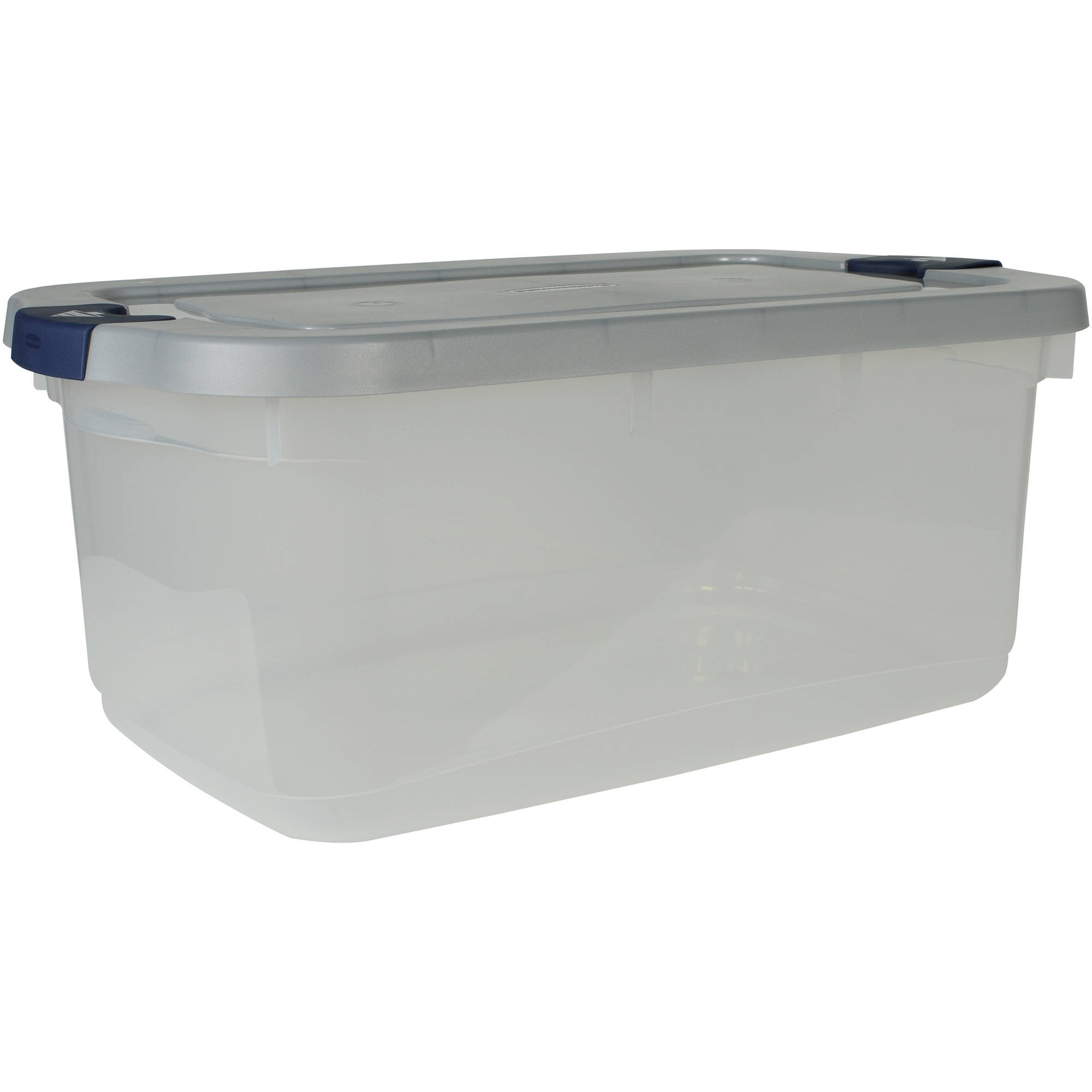 Rubbermaid Roughneck 50 Qt 125 Gal Clear Storage Tote Bins with proportions 2000 X 2000