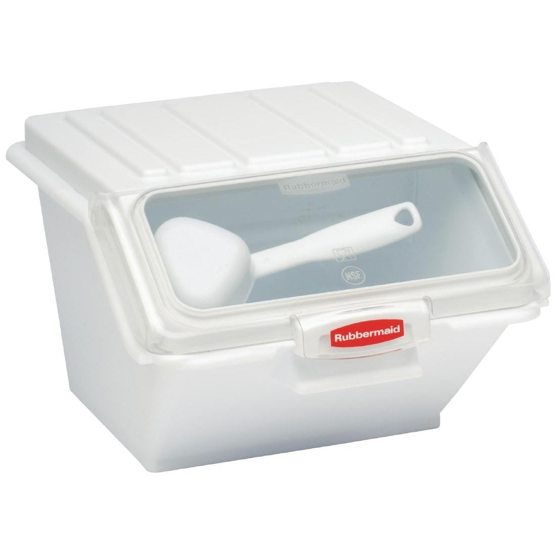 Rubbermaid Stackable Ingredient Storage Bin In White Capacity 94 in proportions 1100 X 1100