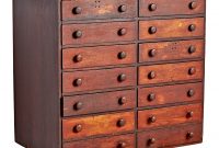 Rustic 14 Drawer Flat File Cabinet W Wood Knobs Rejuvenation with proportions 936 X 990