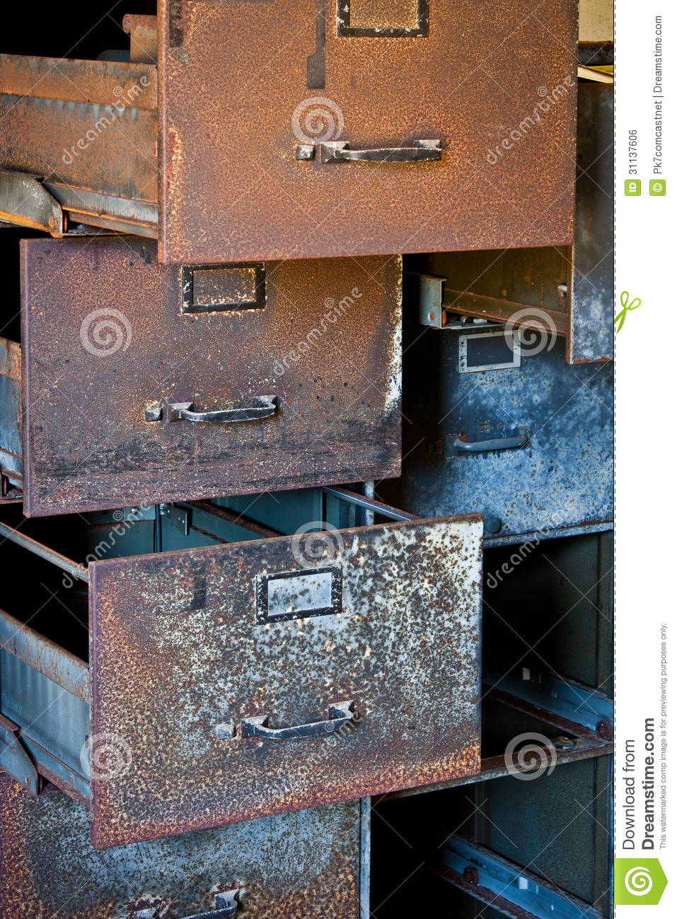 Rusty Filing Cabinets Stock Photo Image Of Corrosion 31137606 in dimensions 957 X 1300