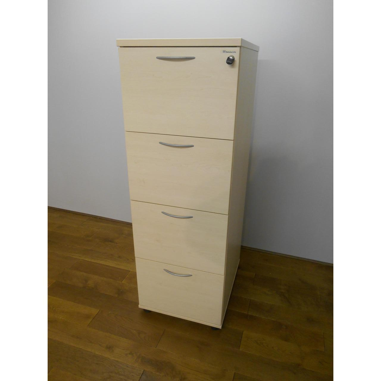 Sadlers Farm Office Furniture Birch Four Drawer Filing Cabinet for size 1280 X 1280