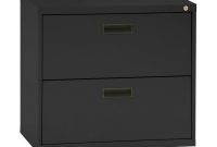 Sandusky 400 Series 266 In H X 30 In W X 18 In D 2 Drawer Black intended for size 1000 X 1000