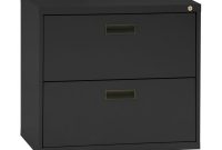 Sandusky 400 Series 266 In H X 30 In W X 18 In D 2 Drawer Black Lateral File Cabinet throughout measurements 1000 X 1000