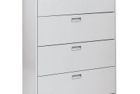 Sandusky 600 Series 42 In W 4 Drawer Lateral File Cabinet In Dove with size 1000 X 1000