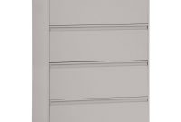 Sandusky 800 Series 36 In W 4 Drawer Full Pull Lateral File Cabinet in measurements 1000 X 1000