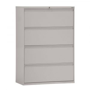 Sandusky 800 Series 36 In W 4 Drawer Full Pull Lateral File Cabinet regarding sizing 1000 X 1000