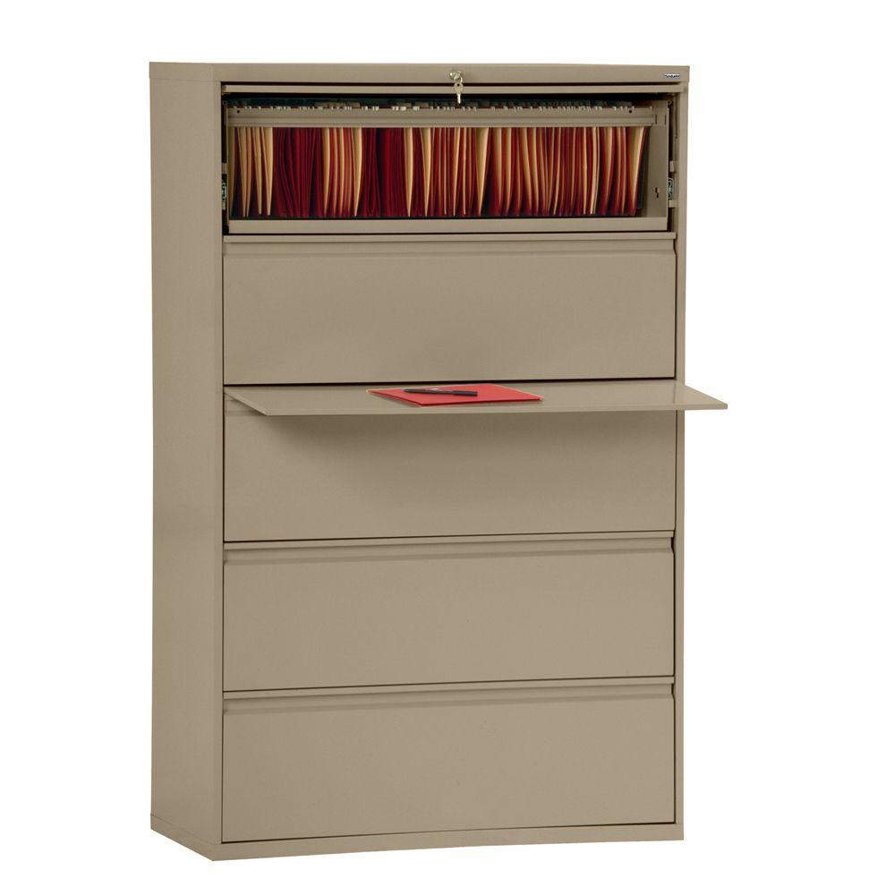 Sandusky 800 Series 42 Inch X 6638 Inch X 1925 Inch 5 Drawer Metal throughout proportions 1000 X 1000