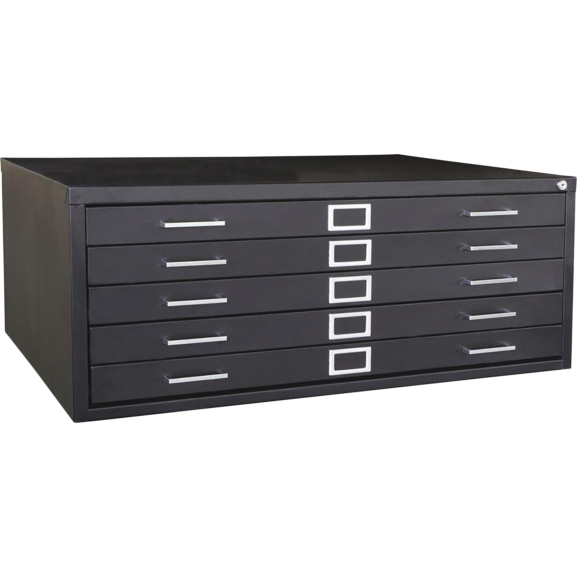 Sandusky Lee 5 Drawer Flat File Cabinet Black 46 34inw X 16 1 regarding size 2000 X 2000