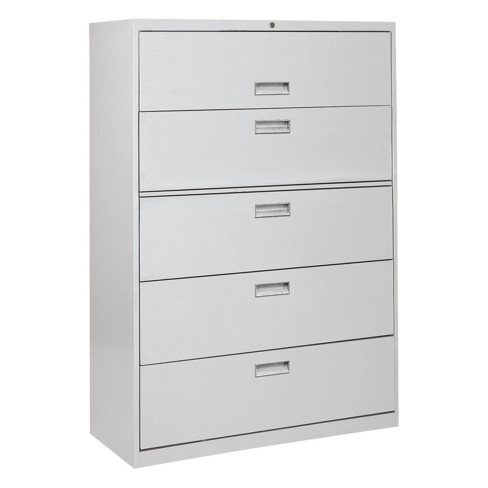 Sandusky Lee 800 Series 42 5 Drawer Full Pull Lateral File Dove with measurements 1600 X 1600
