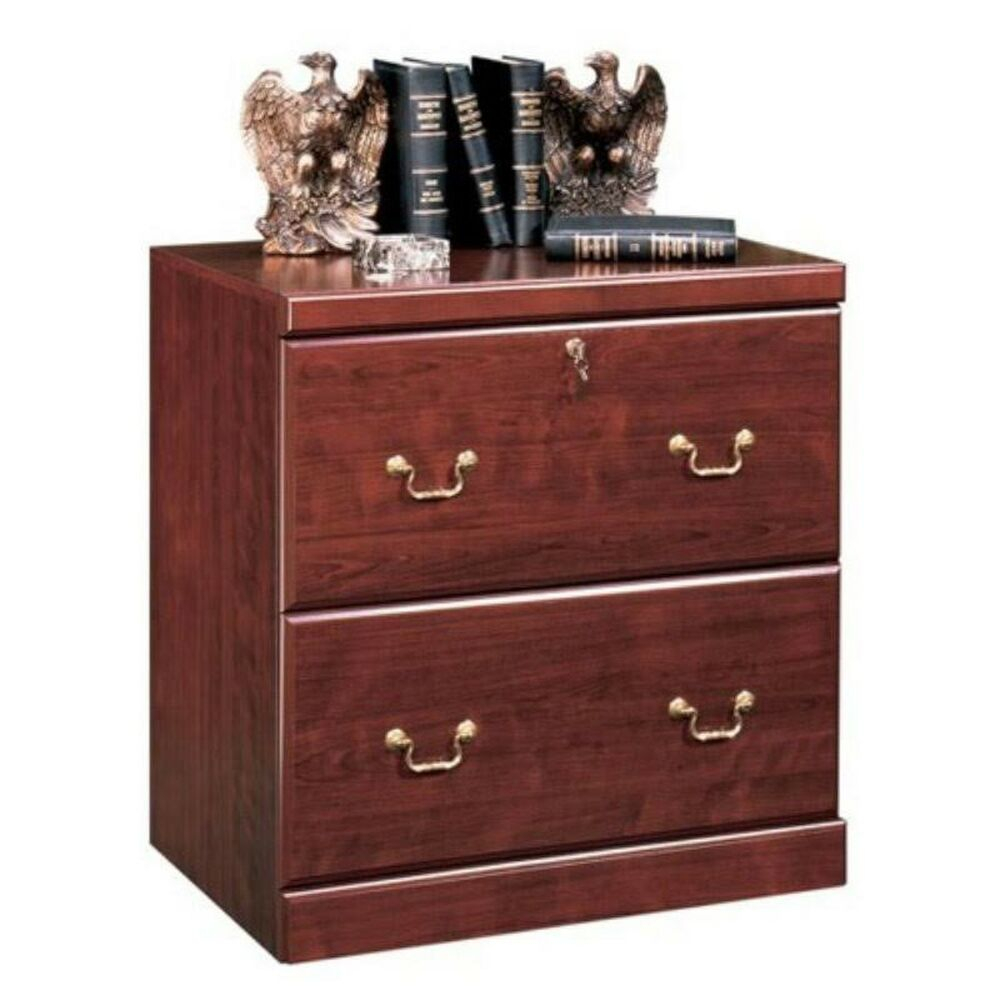 Sauder Heritage Hill 2 Drawer Lateral File With Lock Classic Cherry for size 1000 X 1000