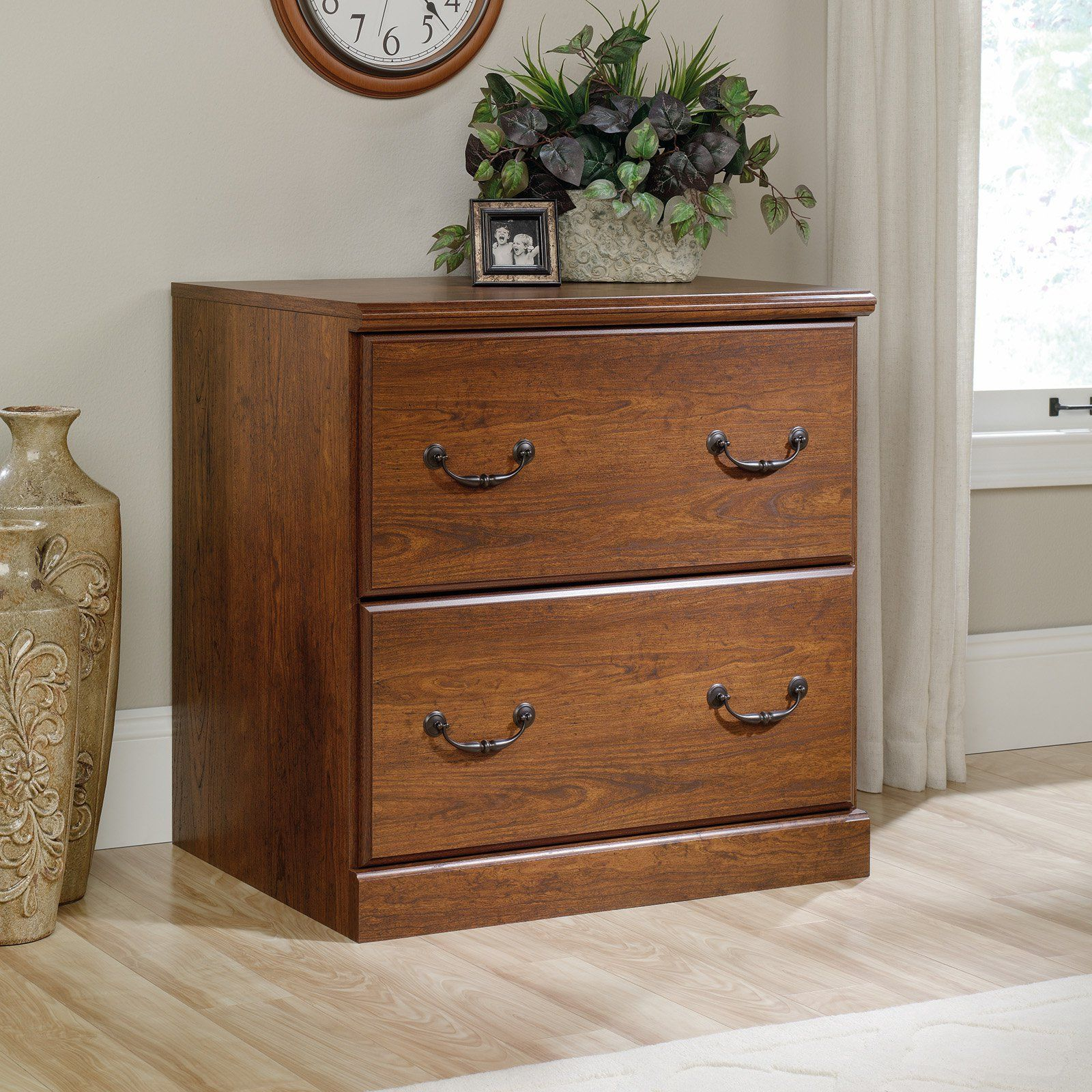 Sauder Orchard Hills Milled Cherry Lateral File Cabinet 418647 pertaining to dimensions 1600 X 1600