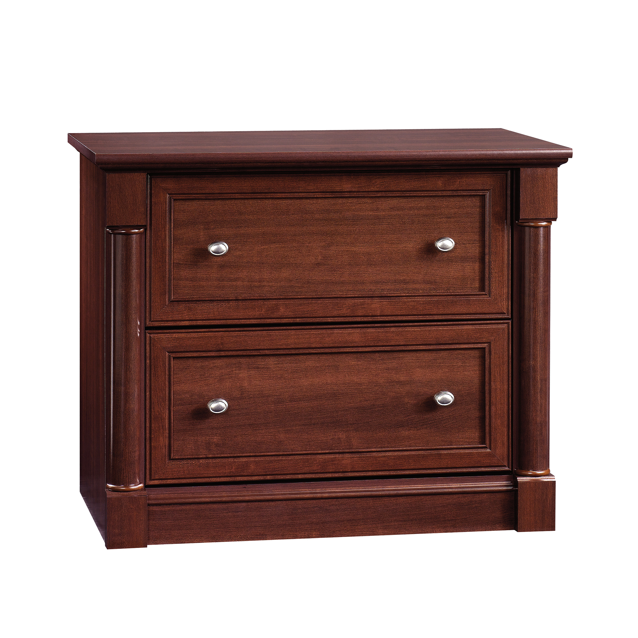 Sauder Palladia 2 Drawer Lateral File Select Cherry Finish in measurements 2048 X 2048