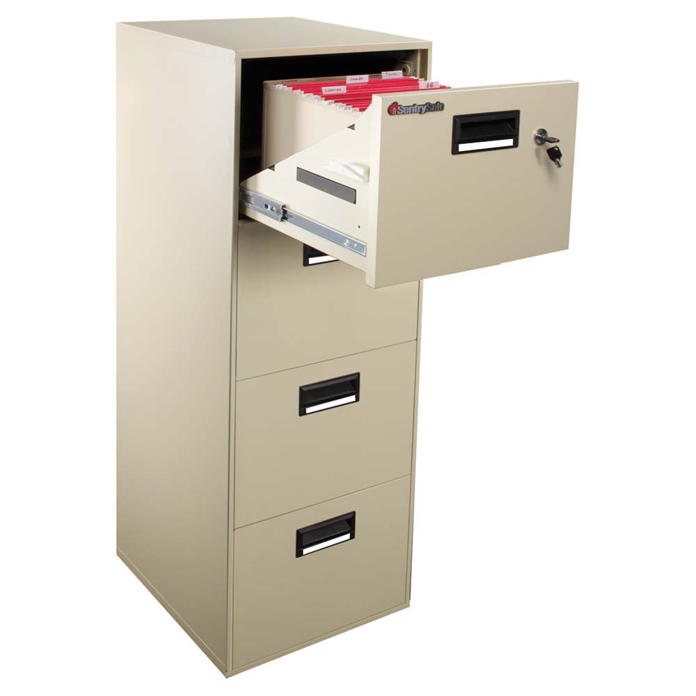 Sentry Safe 4t2500 File Cabinet Sen4t2500b Thrifty Teak File Cabinet for size 1000 X 1000