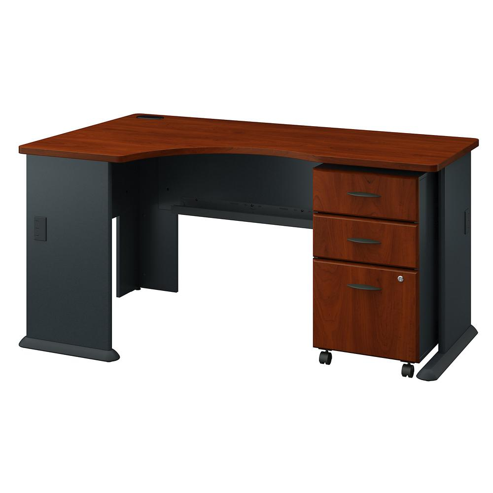 Series A Left Corner Desk With Mobile File Cabinet for dimensions 1000 X 1000