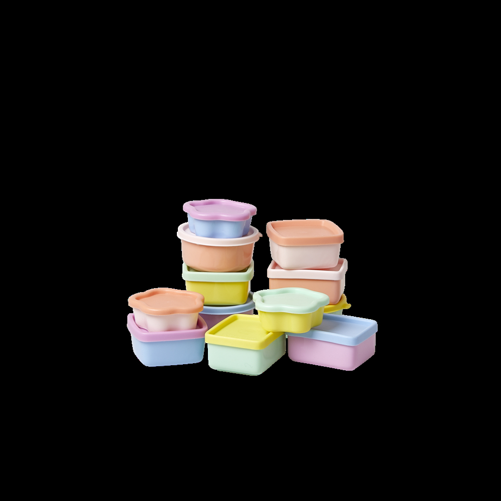 Set Of 12 Small Plastic Sanck Or Storage Boxes Rice Dk Vibrant Home with dimensions 1000 X 1000