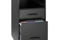 Set Of 2 Lorell 2 Drawers Vertical Steel Filing Cabinet Black for measurements 1300 X 1300