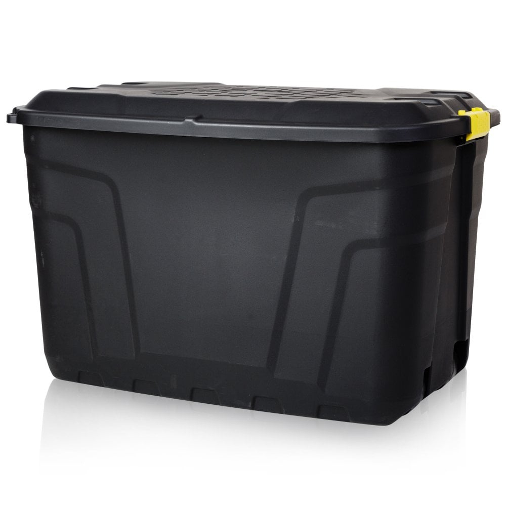 Set Of 8 190 Litre Premium Quality Storage Box With Wheels Home in size 1000 X 1000