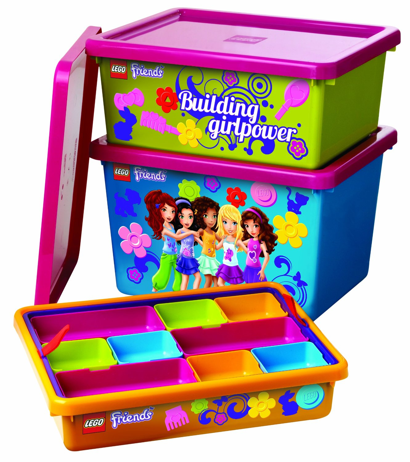 Shopping For Lego Friends Sorting System For Storage Lime Green with proportions 1331 X 1500