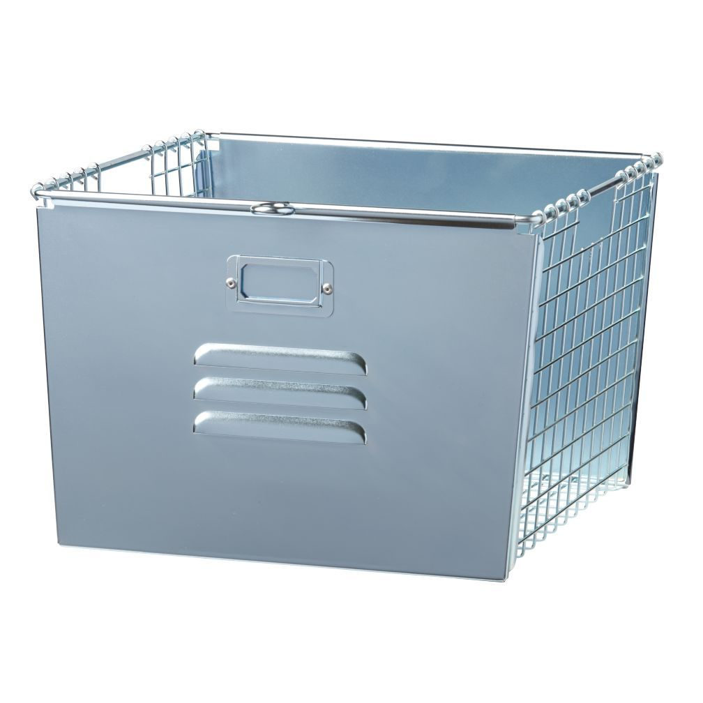 Silver Metal Locker Basket Mudroom Metal Lockers Locker Storage inside size 1008 X 1008