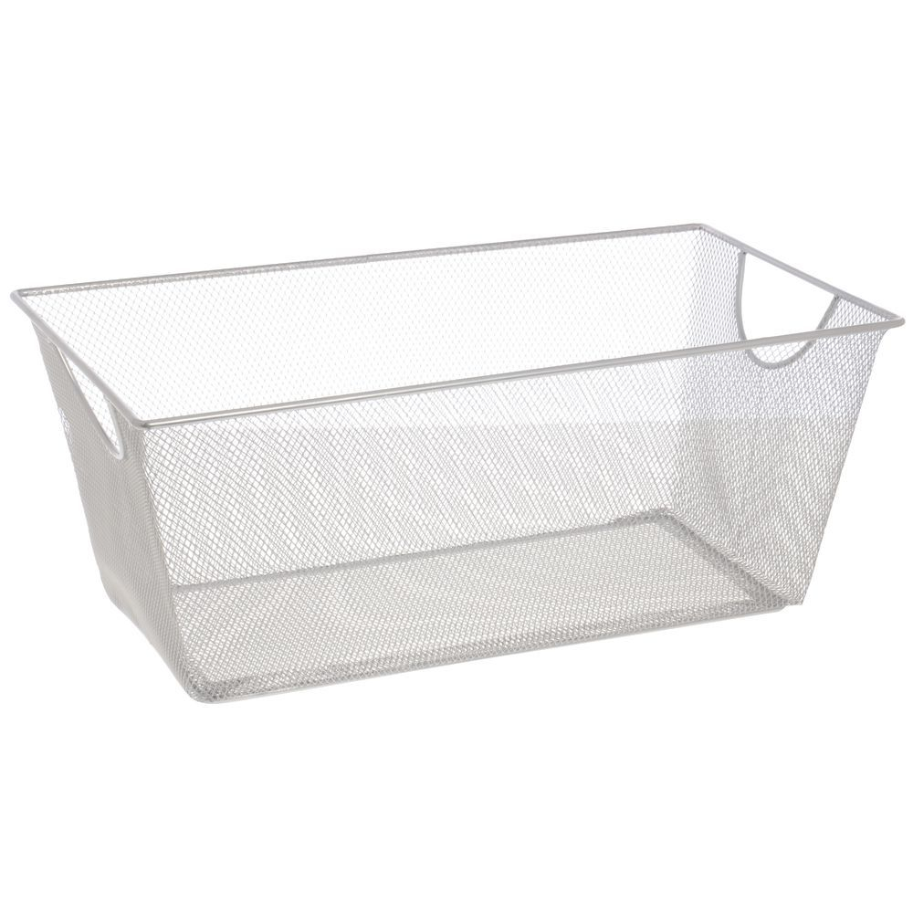 Silver Wire Mesh Sloping Storage Basket 20l X 11 12w X 8 12h for size 1000 X 1000