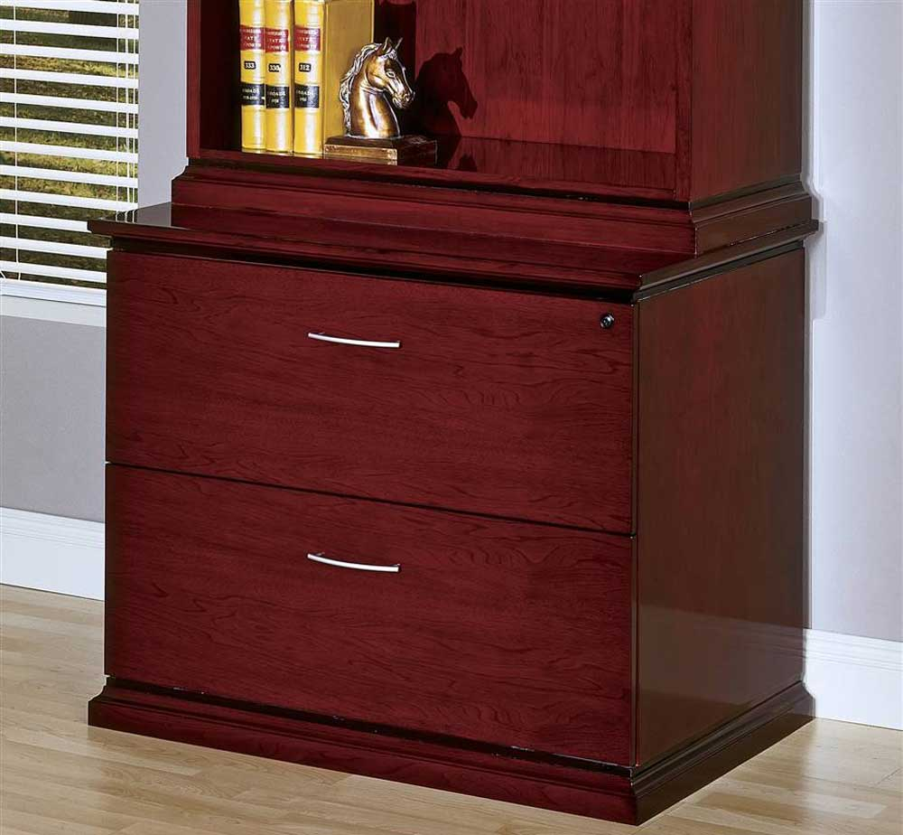 Simple Home Office With Dark Brown Wooden File Cabinet 2 Drawer with regard to proportions 1000 X 924