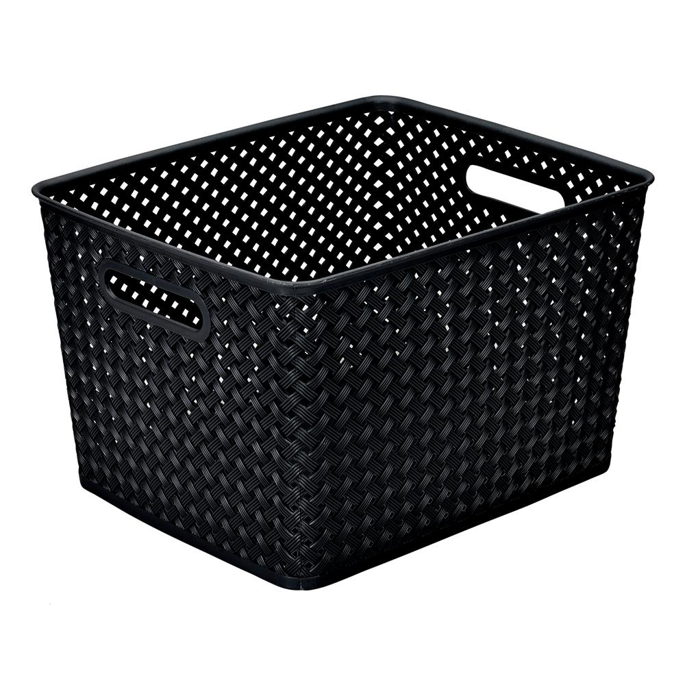 Simplify 1375 In X 1150 In X 875 In Large Resin Wicker Storage with regard to size 1000 X 1000