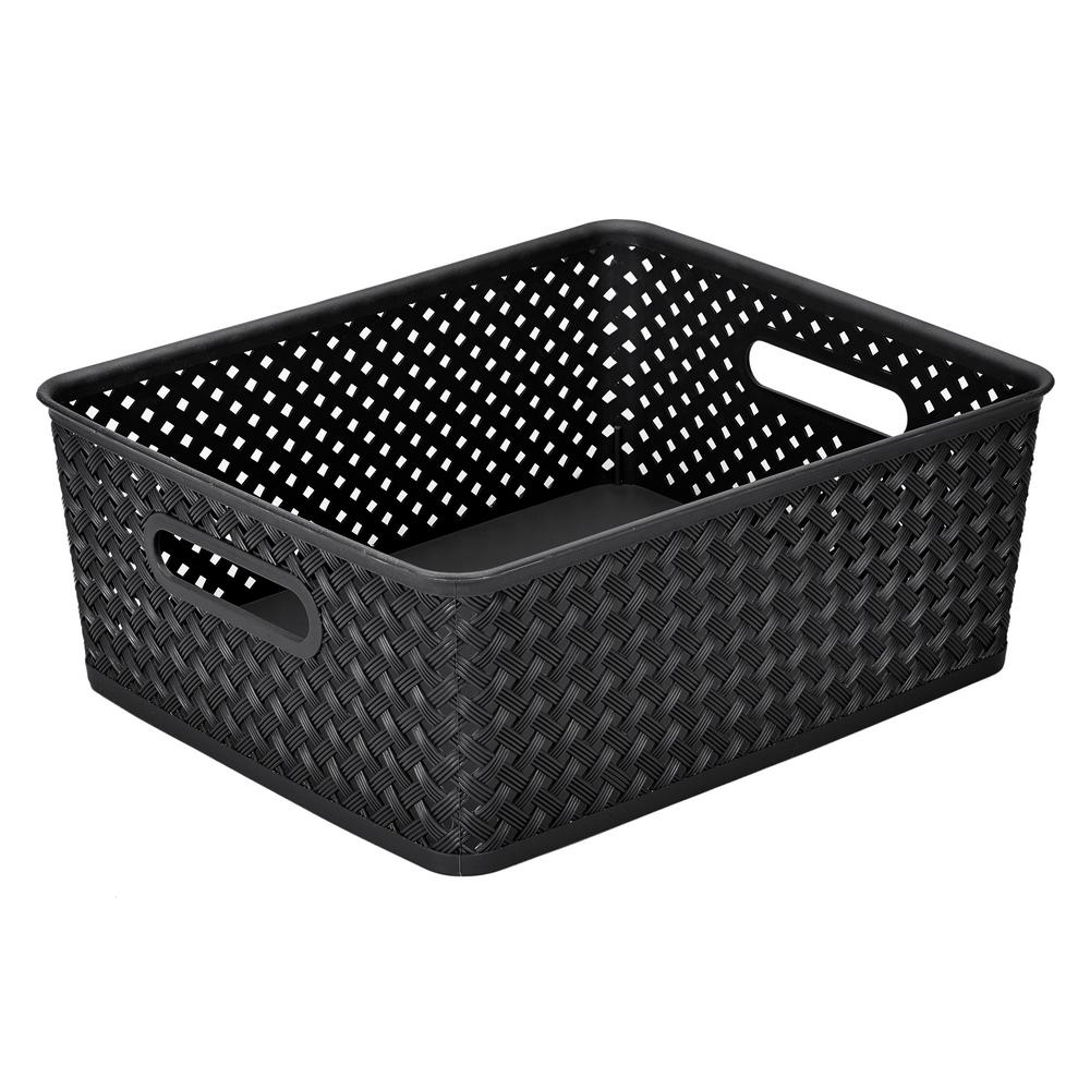 Simplify 14 In X 115 In X 515 In Medium Resin Wicker Storage with regard to dimensions 1000 X 1000