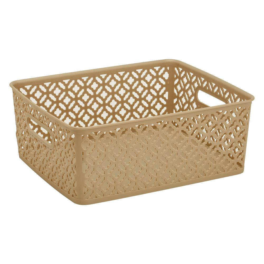 Simplify 14 In X 115 In X 53 In Trellis Medium Storage Bin In regarding measurements 1000 X 1000