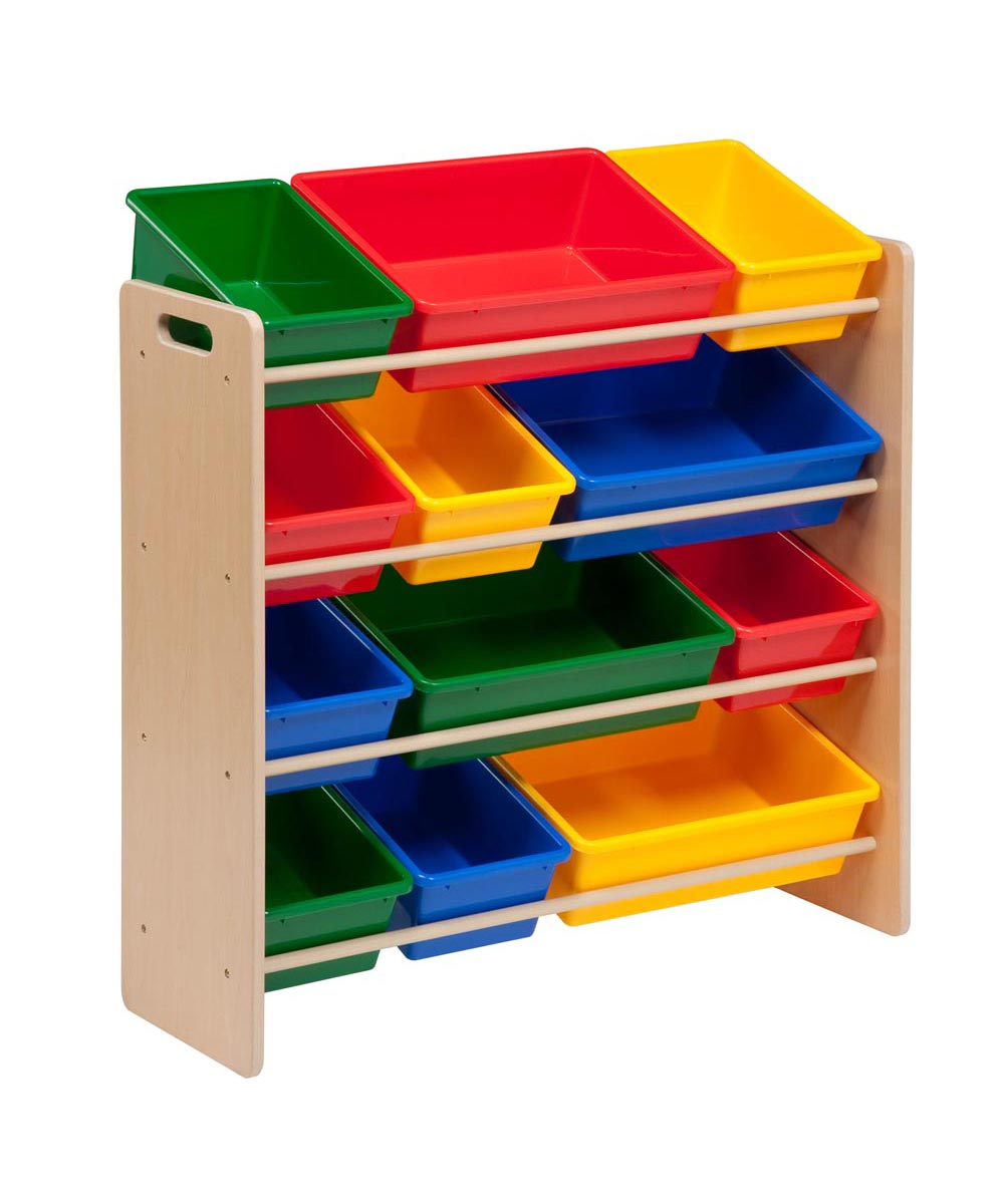 Simply Organized Kids Toy Organizer With Storage Bins Natural within proportions 1000 X 1200