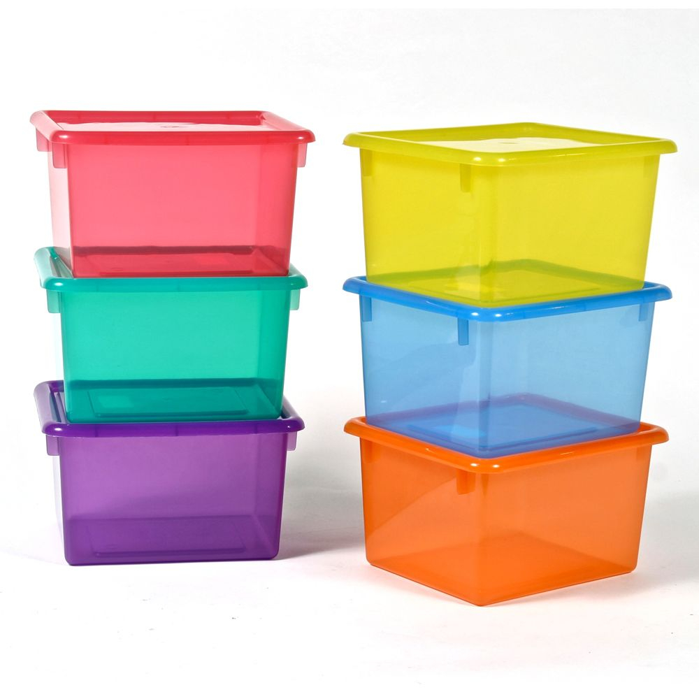 Small Colored Plastic Storage Containers Organize Organizing with sizing 1000 X 1000