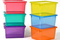 Small Colored Plastic Storage Containers Organize Organizing within proportions 1000 X 1000