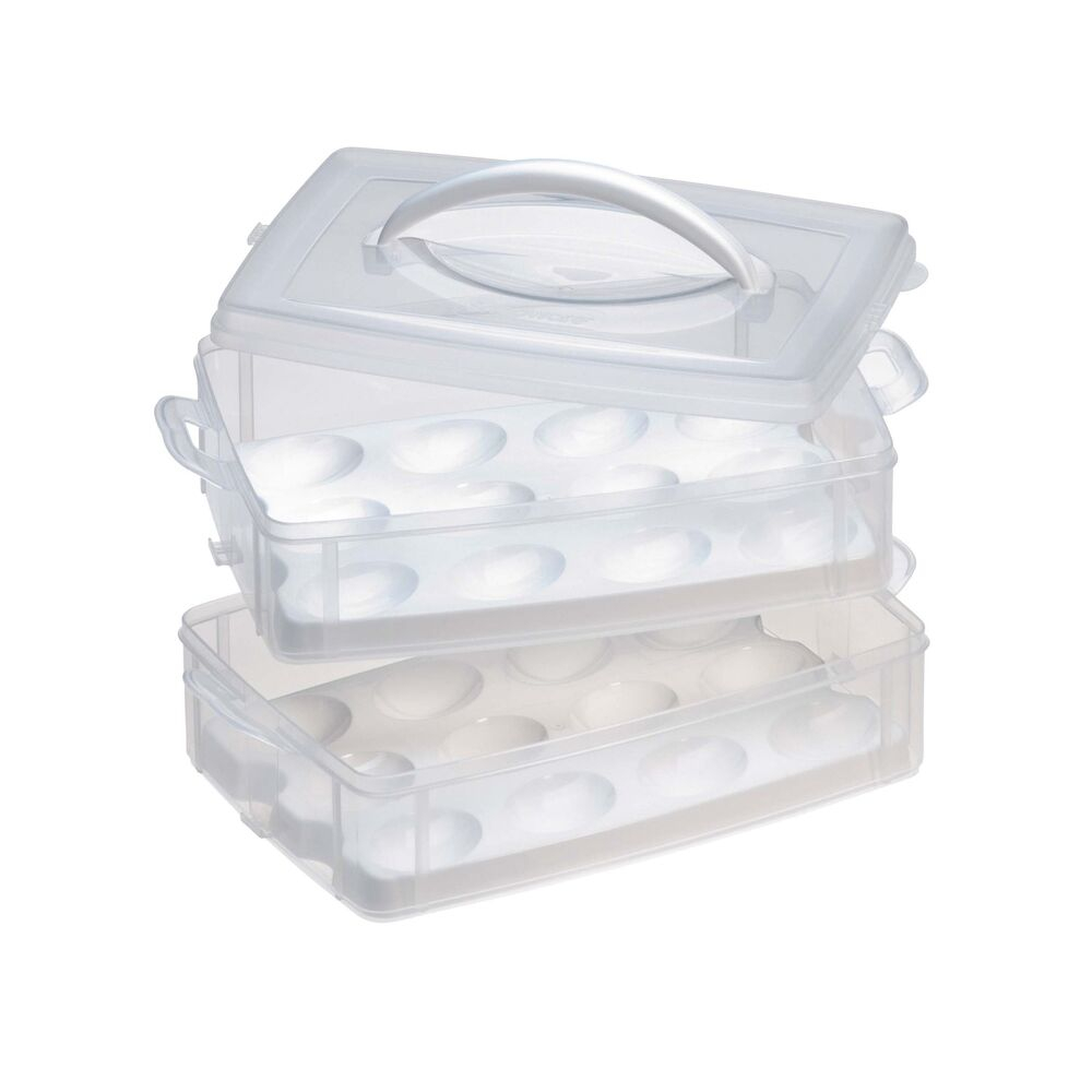 Snapware 1098734 Snap N Stack 2 Layer Food Storage Container With with sizing 1000 X 1000