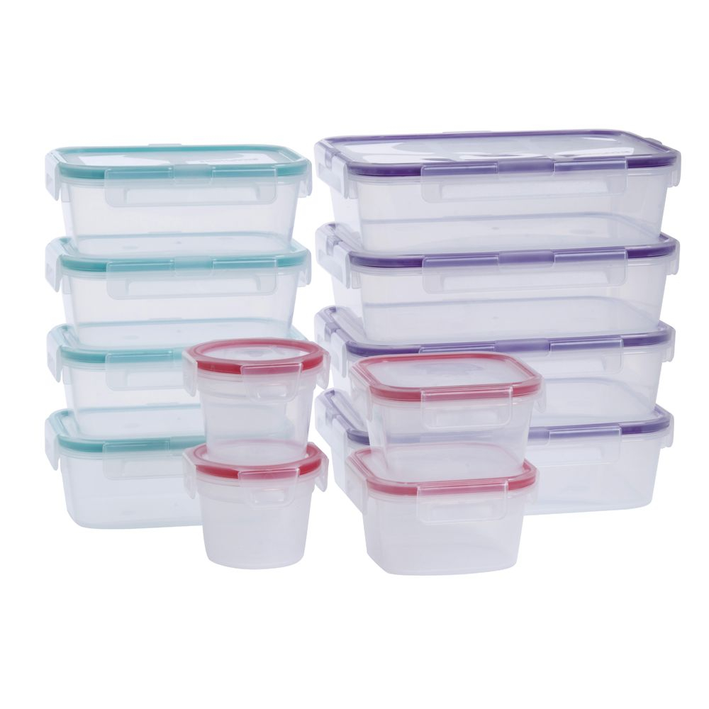 Snapware Clear Plastic Airtight 24 Piece Container Set throughout dimensions 1000 X 1000